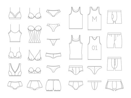 女性内衣素描艺术：从素描绘图到设计灵感的探索